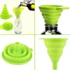 Mini Silicone Silicon Gel Opvouwbare intrekbare inklapbare stijl Funnel Hopper Keuken Kookgerei Gratis verzending LX2466