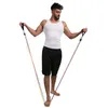 11 sztuk / zestaw przenośny ciągnąć linę fitness siłownia trening ćwiczenia odporność pasa rozciągania opaski lekkie elastyczne napięcia liny h