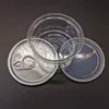 OEM-stickers kunnen plastic 3.5 gram tin blikjes 100 ml capaciteitspers tin blikjes aluminium deksel witte zwarte dekking voor droge bloem concentraten verpakking