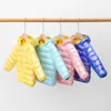 2020 neue Kinder Jungen Mädchen Winter Mantel Licht Kinder Jacke Mit Kapuze solide Baumwolle Jacken Kleinkind baby mädchen jungen kleidung mädchen Boutique ou5204896