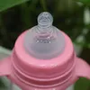8Oz Sublimation Kind Sippy Cups Leerer Wärmeübertragung-Druck Milchflasche für Kid Gerade Wasserflasche mit Griff und Nippeldeckel A07