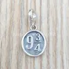 Andy Jewel Authentic 925 Sterling Silver Pendants Herry Poter Sterling Platform 9 3/4 Slider Charm يناسب هدية مجوهرات الدب الأوروبي WB0011-