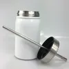 Lokalt lager sublimering rak tumlare A6 Bidner Heat Press Machine Mason Jar Glow In Dark Sippy Cups Water Bottle Camp Mug Bluetooth Talare