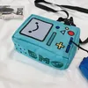 Cartoon Anime Adventure Time Bmo Portamonete Lady Girl Borsa di tela moda casual Borsa a tracolla per macchina da gioco Borsa per carte divertente per studenti