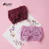 Baby Girls Bowknot Hair Band Fashion Bow Newborn Infant Elastic Headband Europe Style Kids Solid Photography Hair Ornaments S318