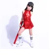 Songyuexia Girls Jazz Dance Dance Set Stage Dress Hip-Hok Suit для детских костюмов Corlading Performance платье для ребенка 4XL