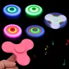 Bluetooth MP3 Parmak Çalar Renkli LED Işıkları ile Anti-Stres LED El Spinner Oyuncak Çocuk Yetişkin Noel Hediyesi Için