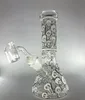 hoge waterpijpen Bong gloeien in de donkere waterleidingen Downstem Perc glazen bubbler Water Bongs Rookpijp Shisha met 14 mm banger