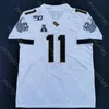 2020 NCAA New UCF Knights 축구 유니폼 대학 11 Dillon Gabriel Black White 모든 스티치 및 자수 크기 S-3XL