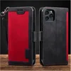 Capas de couro PU em splice flip para iphone se 11 pro máx 6 6 s 7 8 mais x 10 carteira livro capa