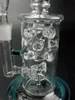 unique design light blue heady glass water bongs hookahs 7.8inch oil burner dab rig 14mm joint