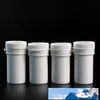 Plastikflasche, 15 g, Kapselpulverbehälter, nachfüllbar, leerer Topf, trinkbar, für Reisen, weißes Make-up-Werkzeug F942