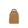 Mochila feminina fashion mini bolsa bolsa masculina bolsa de ombro marrom escolar casual