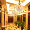 New minimalist aisle crystal chandelier lighting small pendant lights porch ceiling lights corridor balcony lotus Pendant lamps