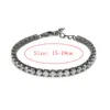 ヒップホップファッションSQAURE CZ PAVED TENNIS BRACELET BANGRES FOR MEN BLING BLING BLING 1 ROW ICED OUT CZ CHAIN199H30332817218