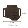 Handmande EDC Leather Essential Carrier For Military Mutil Tool Sheath 2 Colour Select Brown and Black 15.2cm*13.5cm/5.98*5.31inch