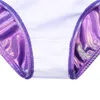 BAOHULU 2020 justaucorps de gymnastique brillant pour enfants justaucorps de Ballet strass violet dégradé pour filles Costumes de danse enfants12283