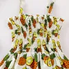 Baby Mädchen Kleider Kinder Sommer Früchte Trägerlose Kleider Mango Ananas Zitrone Kleid Condole Gürtel Trägerloses Kleid Prinzessin Sommerkleid BC7529