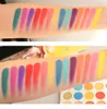 Schönheit Glasierte Sommer Bunte Lidschatten-Palette 63 Farben Matte Shimmer Helle Lidschatten Pallete Seidig Pulver Pigmentiertes Make-up-Kit