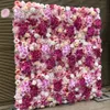 3D Artificial FlowersWall Hot Rose Orchidee Rosa Peonia Fiori Finti Parete Per La Decorazione Di Sfondo Della Festa Nuziale