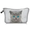 MPB012 lovely cat 3D print makeup bag fashion travel bag cosmetic organizer make up storage for women 4023631