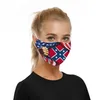 Flagge der Konföderierten-Gesichtsmaske Staubdichtes US Kampf Südliche Flagge Mund Masken Bürgerkrieg Flagge Waschbar wiederverwendbare Baumwollgesichtsmasken CYZ2578