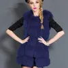 Coat Autumn Fashion Casual Warm Slim Sleeveless Faux Fur Vest Winter Jacka Women Feminino T200506
