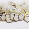 1000 PCS price tag tie string display label tag 25 x18mm chic Jewelry price tag