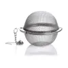 Ball Mesh Green Tea Infuser with Chain Stainless Steel 304 Tea Steeper Flower Herb Seasoning Strainer