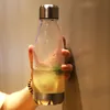 Fedex 350ml 500ml cola bottle plastic water drinking bottle portable transparent clear with grip to carry