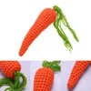 3pcsSet Newborn Pography Props Baby Girl Boy Crochet Knit Carrot Costume Clothes for Baby Po Shooting Props Suit1066468