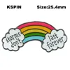 Rainbow Storms varar inte för alltid Badges Lapel Pins Brosches
