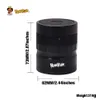 HONEYPUFF Premium Powered Bluetooth Bookshelf Speakers Herb Grinder Pollen Catcher 62MM Diamond Shaped Teeth Tobacco Herbal Grinder