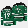 Matt Kiersted North Dakota Fighting Hawks College Grant Mismash Jonny Tychonick Jacob Bernard-Docker Jonathan Toews Hockey Jersey