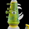 7 '' tubulações de água Bongs de vidro Dab Rigs Silicone Fumar cachimbo para fumaça