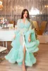 2020 Ny kvinna Wraps Sexig Faux Fur Lady Sleepwear Kvinnor Vinter Badrock Sheer Nattklänning Golvlängd Robe Prom Bridesmaid Sjal