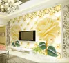 3D Wallpaper Luxury golden European pattern Wall Sticker Living Room Bedroom Home Decor 3D Wall Papers