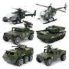 Diecast Meta Simulation Firefighting военного спецназовца сплав Модель Детский карманный автомобиль игрушки Набор для детей подарков