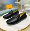 Tout nouveau T0d hommes conduite mocassins en cuir véritable Gommino marche mariage affaires robe en caoutchouc bas chaussures taille 38-46