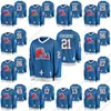 Quebec Nordiques Peter Forsberg Vintage Heritage Jersey Никита Задоров Samuel Girard Mikko Rantanen Peter Stastny Nazem Kadri Хоккейные майки