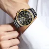 BIDEN Luxury Mens Watches Sports Chronograph Waterproof Analog 24 Hour Date Quartz Watch Men Full Steel Wrist Watches Clock T200722072938