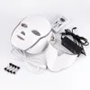 7 Farbe LED Phototherapie Gesichts Schönheitsmaschine LED Gesichtsausschnitt Maske mit Mikrostrom Haut Whitening Device DHL Kostenlose Lieferung