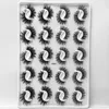 Curly mink false eyelashes 20 pairs set thick natural long handmade 3D fake lashes eye makeup accessory soft light 8 models available DHL Free