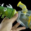 DHL 몬스터 워터 파이프 실리콘 흡연 봉 180mm 유리 장 Dabrig 실리콘 봉 물 담뱃대 휴대용 새로운