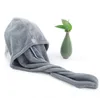 Bonnet de douche Microfibre Super Absorbant Séchage Turban Spa Salon Salle De Bains Caps Séchage Rapide Chapeau De Bain Wrap Caps Tête Magique Wrap Bonnets De Douche LSK452