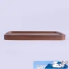 Rectangle Black Walnut Plates Delicate Kitchen Wood Fruit Vegetable Bread Cake Dishes Multi Size Tea Food Pizza Snack Trays VT1606