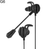 خوذات سماعة رأس G6 لـ PUBG PS4 CSGO CASQUE GAMES GAMING SELPHONES 71 مع MIC Control Control PC Gamer Earphone3814699