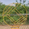 Evenemang-Grand Party Arch Flower Balloons Rack Props Wedding Backdrops Ornaments Ring Geometrisk Diamond Box Frame Screen Stage Bakgrund Inredning