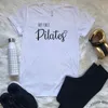 Maar eerste pilates shirts vrouwen katoen streetwear grappige t-shirt meisje hipster tumblr t shirt grafische 90s unisex tops drop shipping