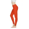 Completi da yoga THIKIN Pantaloni da fitness classici da donna neri solidi a vita alta Leggings sportivi da palestra Collant lunghi elastici per il controllo della pancia